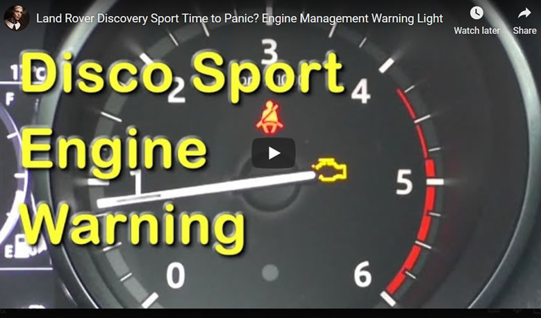 Land Rover Discovery Sport Engine Management Warning 